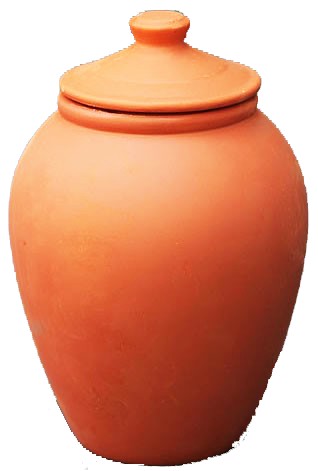 Clay Jar - River Pot 10"H X 6 W