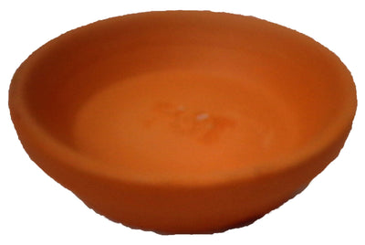 Clay Plate Medium 2.5" W x 1"H