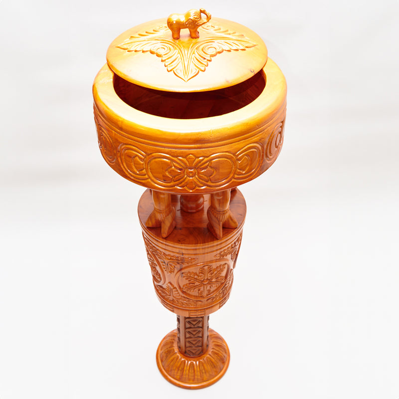 Pedestal De Madera Con Lavabo Orula