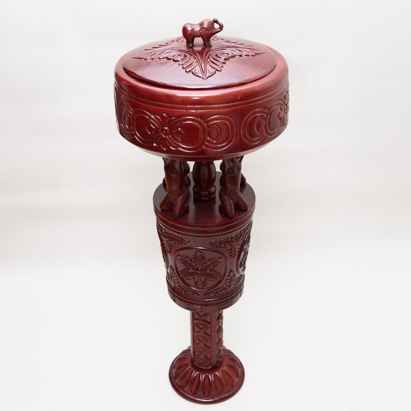 Pedestal De Madera Con Lavabo Orula