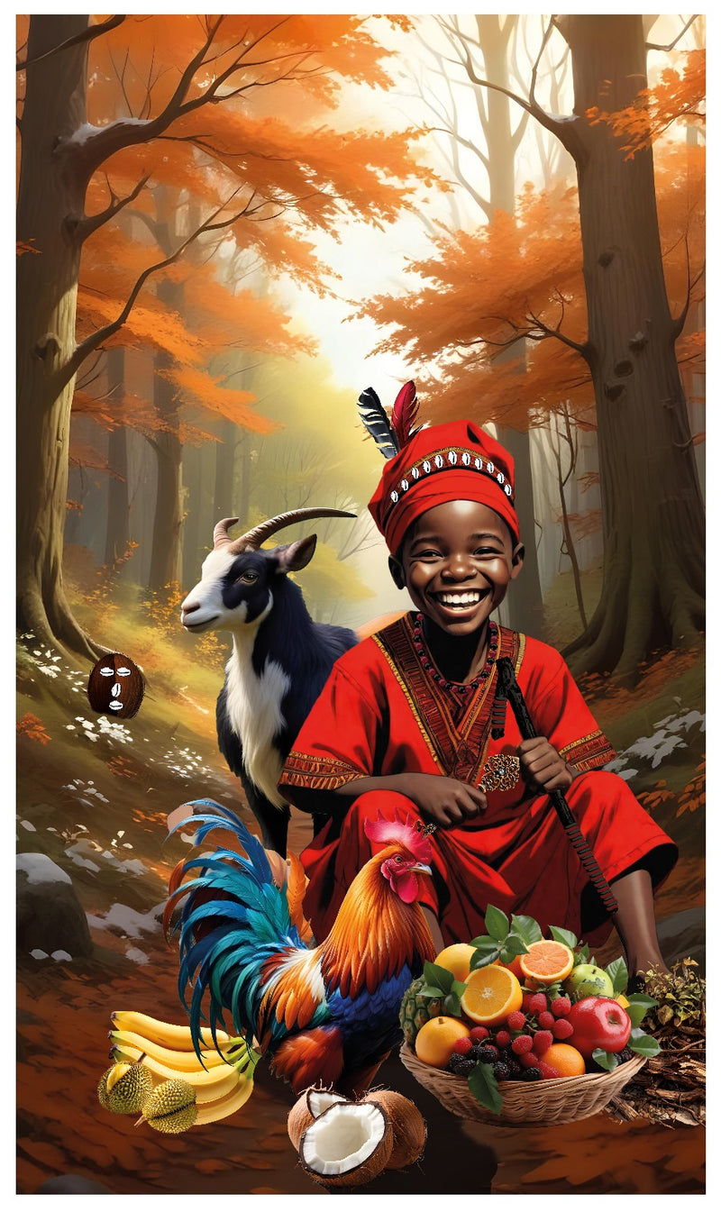 Eleguá Panel de Santo – Paths, Protection, and Divine Guidance