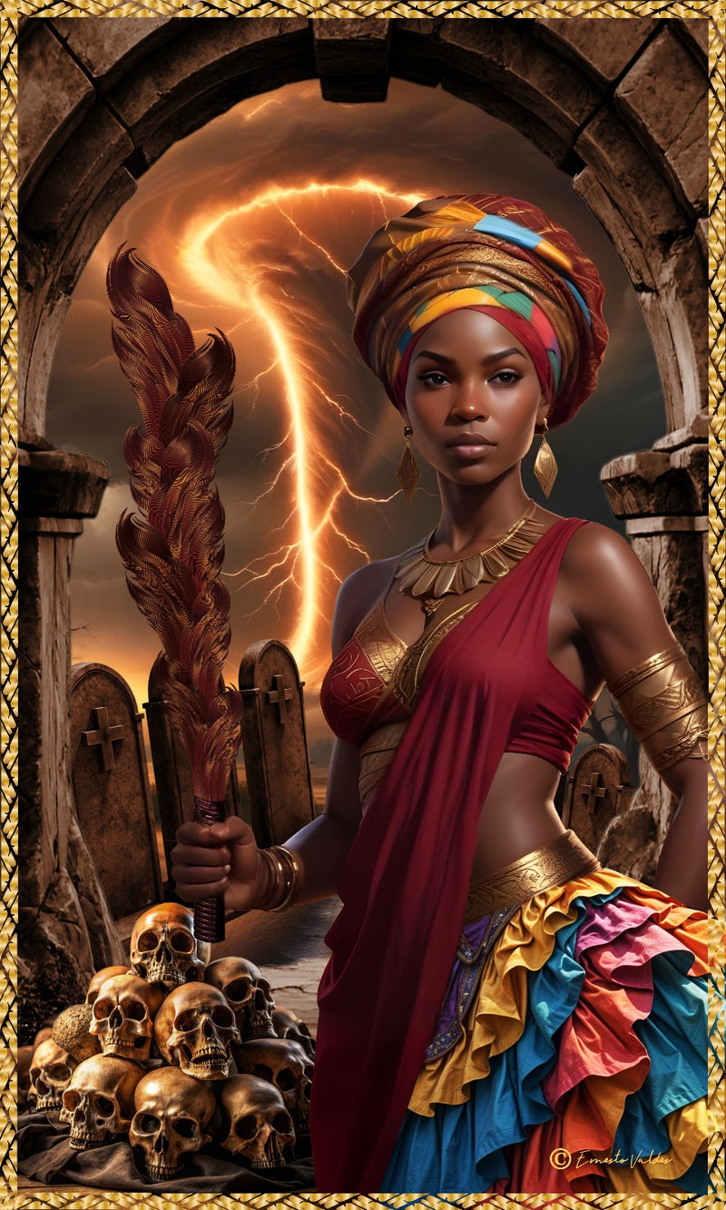 Oyá Panel de Santo – Winds of Change, Ancestral Power, and Divine Transformation