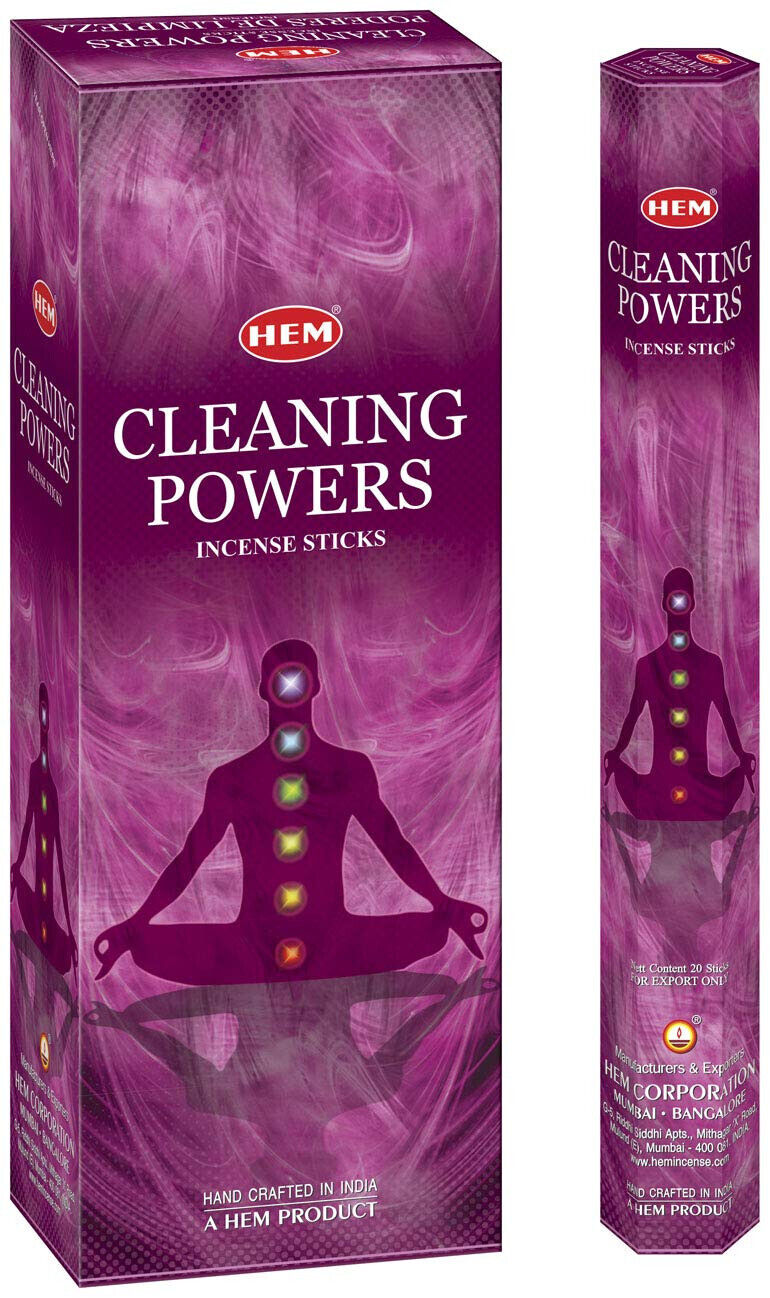 HEM Cleaning Powers Incense Sticks | Botanica Online