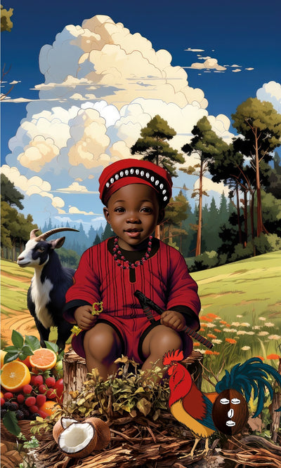 Eleguá Panel de Santo – Paths, Protection, and Divine Guidance