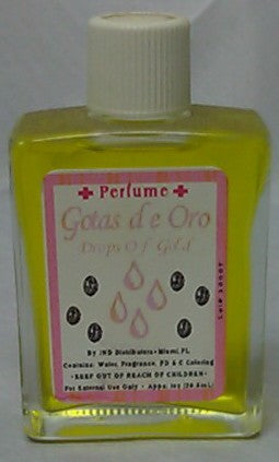 Perfume Gotas De Oro 1 oz.