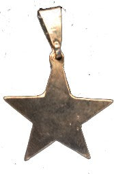 Star  Silver Plated  3/4" L