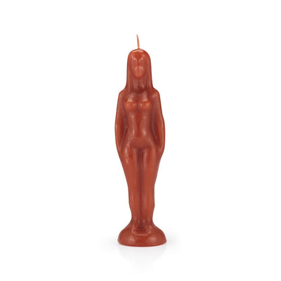 Female Image Candle red