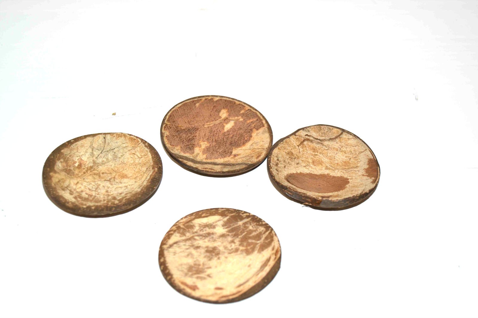 Chamalongos (Coconut Divination Shells) - Set of 4