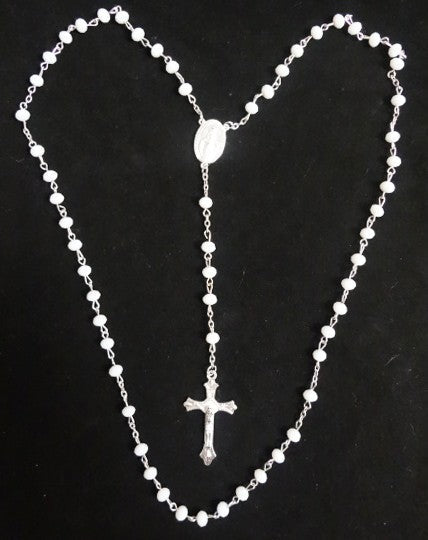 Large Handmade Woodern Rosary - 22"-24" Black