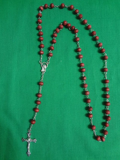 Large Plastic Rosary - 22"-24" Rojo
