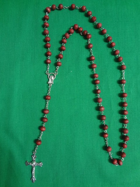 Large Plastic Rosary - 22"-24" Rojo