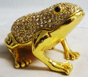 Small Metal Frog  3" x 2"