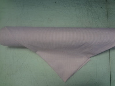 Pink Gingham Cotton Fabric by Yard