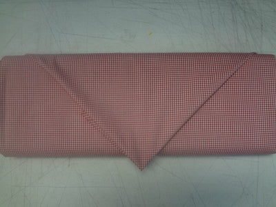 Red gingham Cotton Fabric by Yard