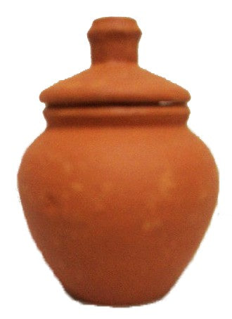 Small Clay Jar 3.5" H X 3W