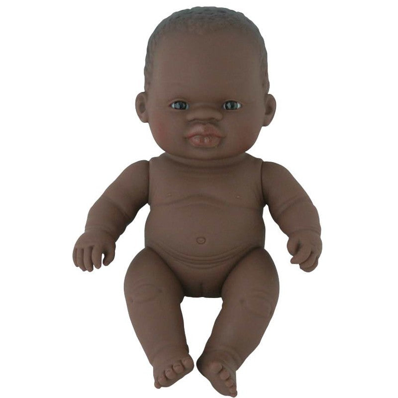 Baby Doll Negra 8" Con Vagina