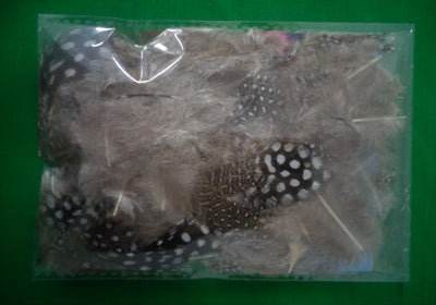 Guinea Fowl Feather Pack