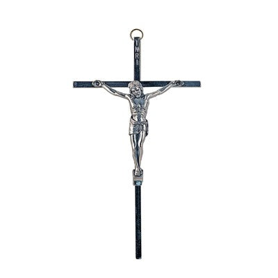 Silver Crucifix 8"