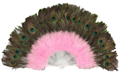 Peacock Feather Fan Yellow Oshun