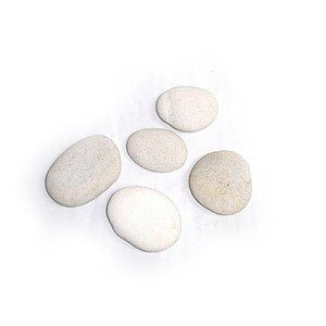 Small White River Stones  (otanes) 1"-3" aprox 1 Piece