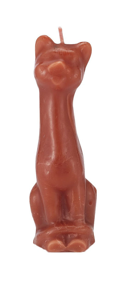 Cat Candle Red