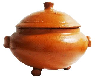 Clay Pot Babalu Aye  10" x 11"