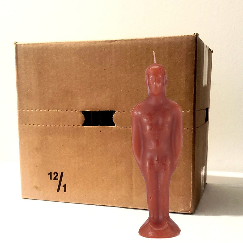 Male Image Candle  Red