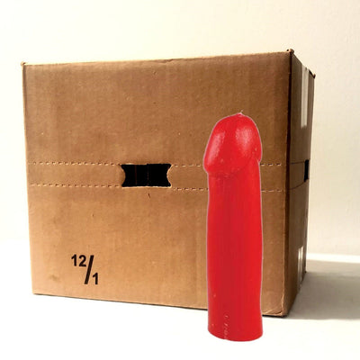Male Gender Candle red