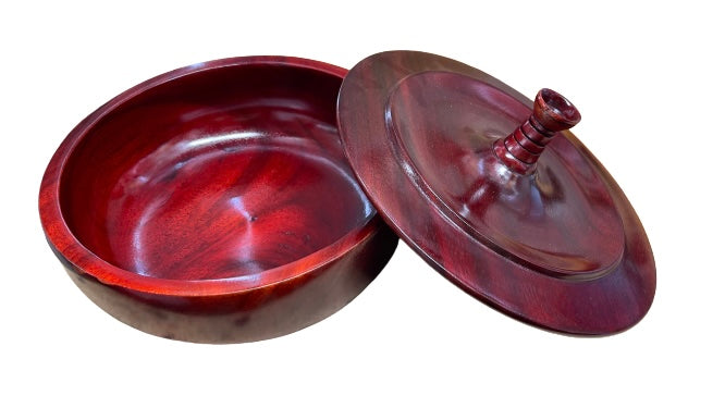 Wooden Bowl For Shango / Orula 7"X13"