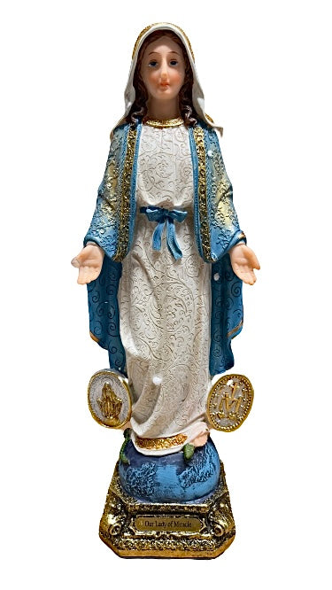 Our Lady Of Miracle Statue 12"