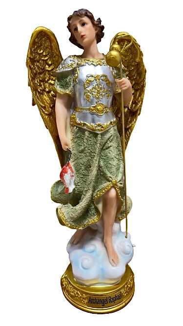Saint Raphael Archangel Statue 12"