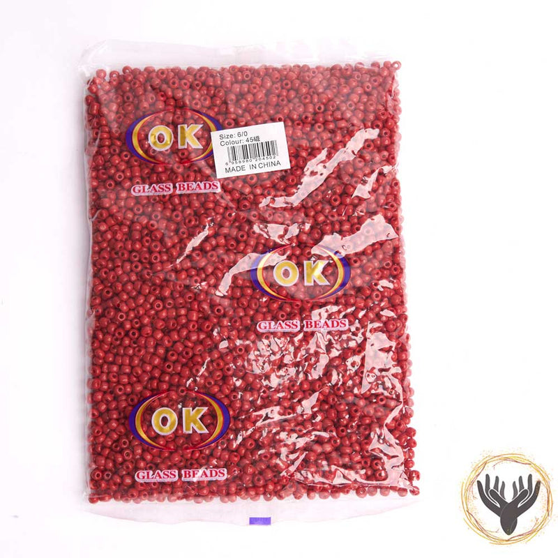 1 lb. Red beads
