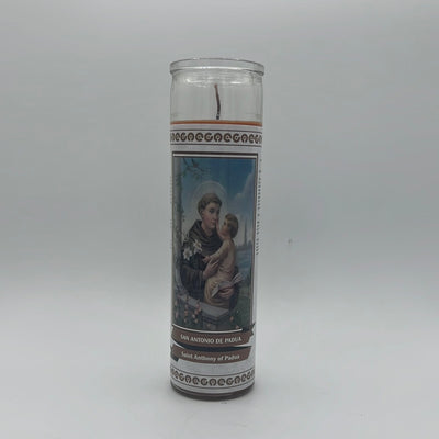 Saint Anthony of Padua Catholic Candle