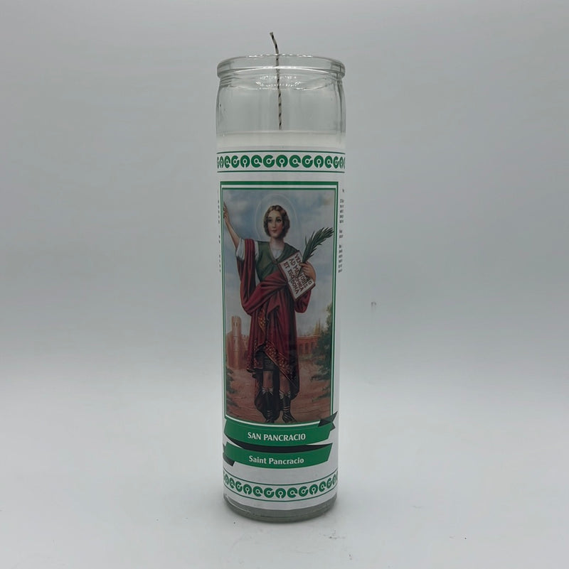 Saint Pancracio Catholic Candle