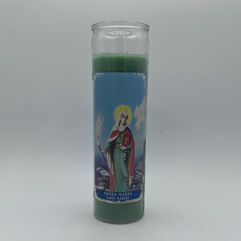 Saint Martha Catholic Candle